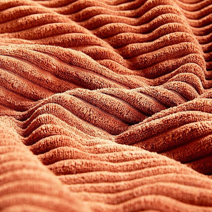 Fancy Homi Set of 2 Burnt Orange Decorative Throw Pillow Covers 24x24 Inch - Image 5