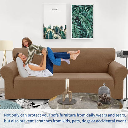 ZNSAYOTX 1 Piece Jacquard Chair Slipcovers - Image 2