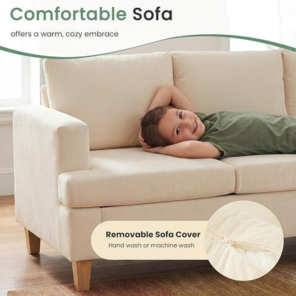 YOUDENOVA Sofa, 2 Piece Set Comfy Couch, 3 Seater & Loveseat Sofa - Image 7