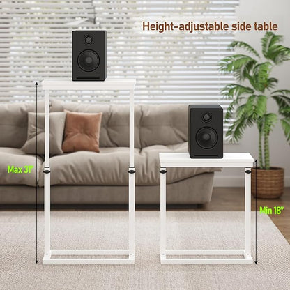 TUTOTAK End Table, Side Table, Tall Couch Table, Sofa Table, Living Room - Image 4