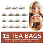 BREWIX, Chocolate Rooibos Herbal Tea (15 Pyramid Tea Bags) | Rich Red Tea with Cocoa, Cinnamon & Mint | Naturally Caffeine-Free | Dessert-Inspired Wellness Blend | Soothing Red Tea for Evening Comfort