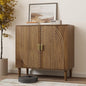 Smuxee Walnut Sideboard Cabinet, Freestanding Buffet Cabinet by Smuxee