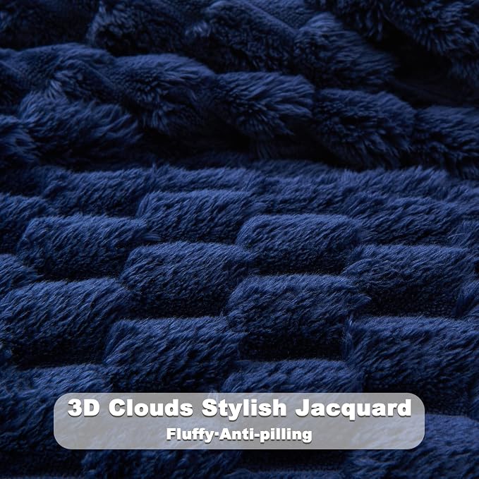 NEWCOSPLAY Fleece Clouds Cozy Throw Blanket - Image 5