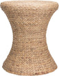 Household Essentials Handwoven Water Hyacinth Wicker Stool by HouseholdEssentials