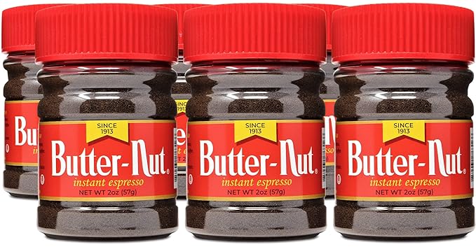 Butter-Nut Instant Espresso Coffee, 2 Ounce (Pack of 6)