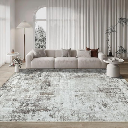 8x10 Area Rugs for Living Room Bedroom Dining Room Washable Brown Grey | Soft - Image 9