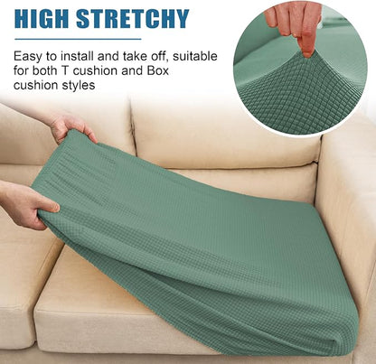 High Stretch Water Repellent Sofa Seat Cushion Covers Couch Slipcover Stretch - Image 5
