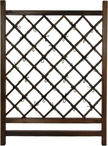 Red Lantern Japanese Wood & Bamboo Fence Section by RedLantern