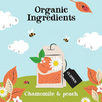 Clipper Tea Chamomile & Peach Teabags – USDA Organic, Great Hot or Iced – Natural, Fair & Delicious Fruity Chamomile & Peach Infusion – 50 Tea Bags