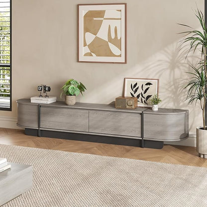 78.7'' Modern TV Stand for 55-85 Inch, Long Wooden TV Console - Image 7