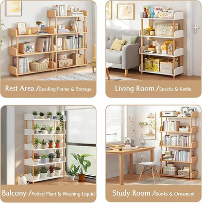 OSCHF 3-Tier Wooden Open Bookcase - Image 4