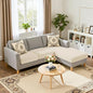 Hokway Chaise Cover and Couch Cushion Covers Set, Separate Sectional Sofa by Hokway