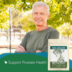 Organic Stinging Nettle Root Tea for Men's Health (4oz.) - Traditionally Used for Male Vitality & Overall Wellness — Make Herbal Infusions, Extracts, Tinctures, Oils — Té de Raíz de Ortiga Supports Prostate Health, Hormonal Balance & Energy - Make Herb...