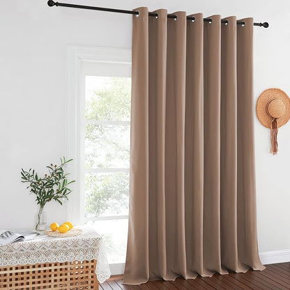 NICETOWN Blackout Curtains for Sliding Glass Door Room Divider Noise Reduce - Image 8