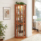Corner Display Curio Cabinets by Anwick