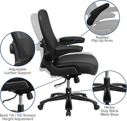 Flash Furniture Big & Tall Swivel Office and Gaming Chair - Image 4