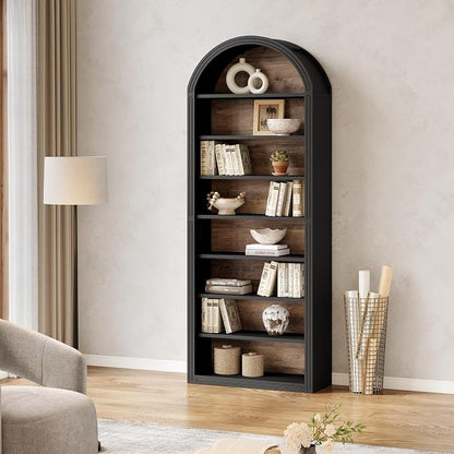 LITTLE TREE 8-Tier Bookcase, 78.7" Tall Bookshelf - Image 3
