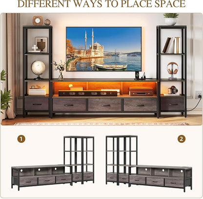 YITAHOME Modern TV Stands for 65 inch TVs, Entertainment Center - Image 3