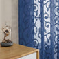 Furman Blue Sheer Curtains 45 Inch Length 2 Panels Set by OWENIE