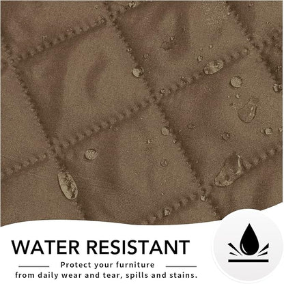 Easy-Going Reversible Couch Cover, Chaise Lounge, Camel/Camel | Machine - Image 6