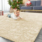 OLANLY Area Rugs for Living Room Bedroom, Machine Washable 4x5.9 ft Soft Fluffy by OLANLY