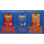 Twinings Winter Tea Collection, Limited Edition Holiday Gift Box, 20 Count (Pack of 3), Includes Christmas Tea, Winter Spice, and Gingerbread Joy, Enjoy Hot or Iced, 60 Teabags