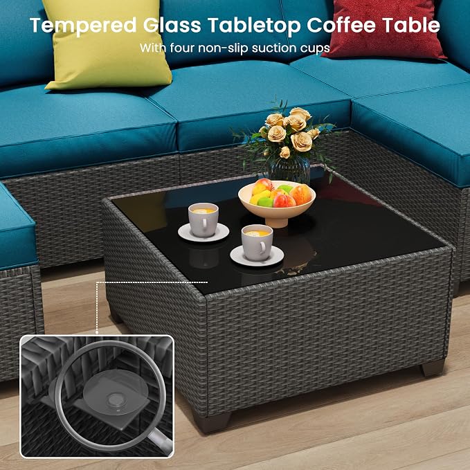 9 Piece Outdoor Patio Furniture Set - Image 7