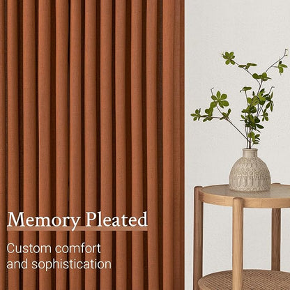 Pleated Linen Curtains 96 Inches Long - Image 4