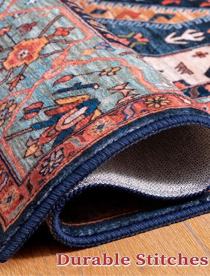 SERISSA 2'6"x14' Washable Non Slip Boho Runner Rug - Image 7