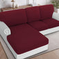 H.VERSAILTEX Sectional Couch Covers 3 Pieces Sofa Seat Cushion Covers L Shape by HVERSAILTEX