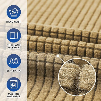 Stretch Oversized Couch Covers for Sofa Slipcover, Tan | 1-Piece Washable Sofa - Image 3