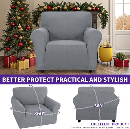 ZNSAYOTX Super Stretch Chair Slipcover Universal Sofa Chair Covers - Image 2