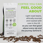 Wink Coffee Blonde Roast, Light Roast Whole Bean Coffee, Single Origin Colombian Arabica Beans, 2.2 lb, Small-Batch, Smooth, Sustainably Sourced