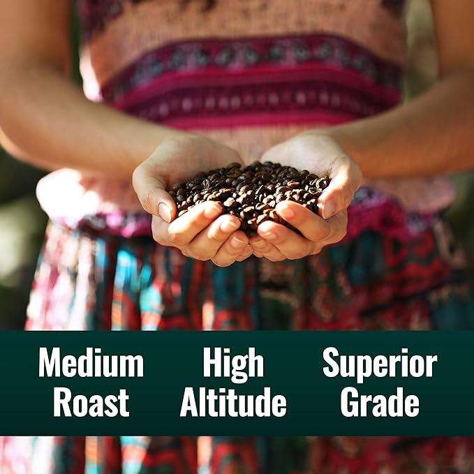 Natural Force - Organic Clean Coffee Classic, Mold & Mycotoxin Free, Lab Tested for Toxins & Purity, Low Acidity, Incredible Taste & Aroma, Ground Medium Roast, 10 oz