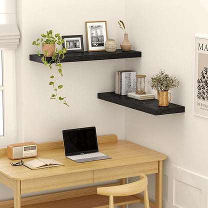24 Inch Floating Shelves, 12 Inch Deep Floating Shelves - Image 6