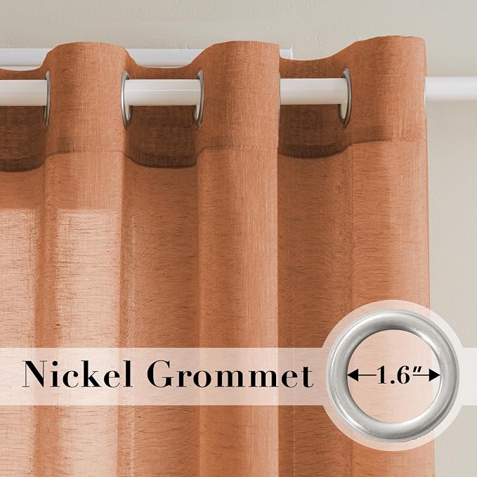 H.VERSAILTEX Linen Curtains Natural Linen Blended Curtain - Image 2