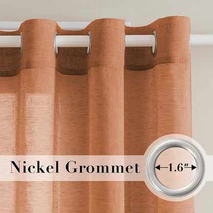 H.VERSAILTEX Linen Curtains Natural Linen Blended Curtain - Image 2