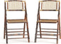 Flash Furniture Folding Bohemian Bamboo Chairs by FlashFurniture