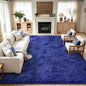 Noahas 8x10 Extra Large Royal Blue Fluffy Area Rug Non-Slip by ModernHomeDecor
