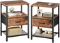 Huuger Nightstand Set of 2, Night Stand by Huuger