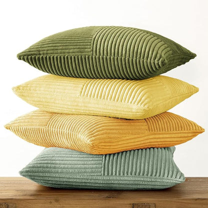MIULEE Boho Farmhouse Spring Decorative Throw Pillow Covers 20x20 Inch 4 Packs - Image 6