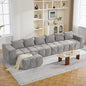160" Boneless Couch, Oversized Cloud L Shaped Couch, Modular Sectional Sofa by CACFTII