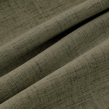 MIULEE 100% Blackout Linen Curtains 42 x 72 Inch Light Olive Green 2 Panels | - Image 9