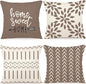 YCOLL Pillow Covers 20x20 Set of 4, Modern Sofa Throw Pillow Cover, Decorative by PillowCoversExpert