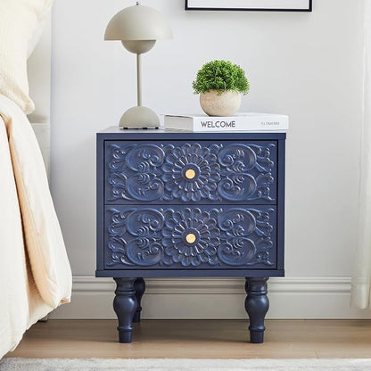 Nightstand, Farmhouse Bedside Table - Image 6