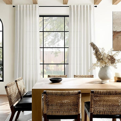 Natural Linen Curtains 90 Inches Long - Image 8