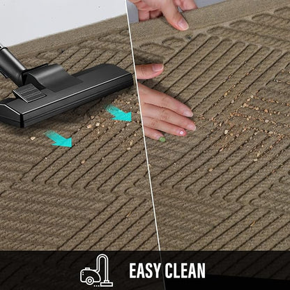 Sturdy Front Door Mat, Absorbent Muddy Dirt Resist Welcome Door Mats Outdoor - Image 7