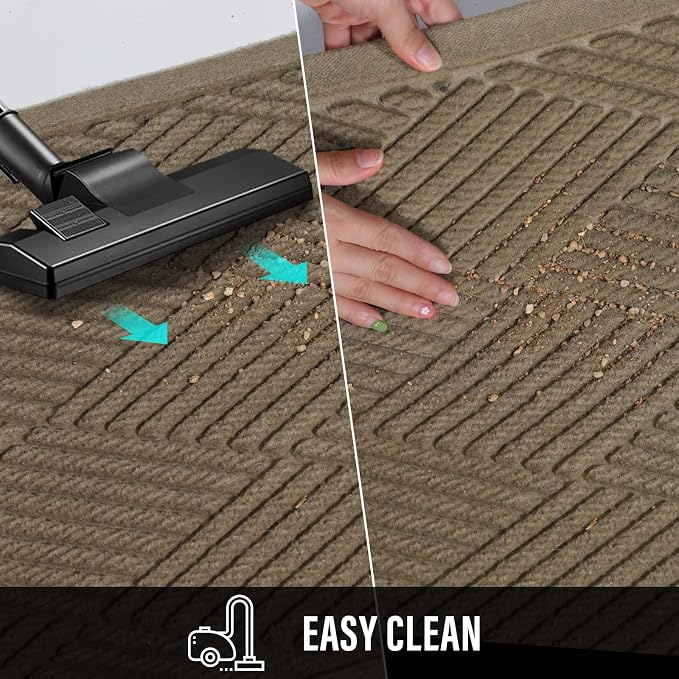 Sturdy Front Door Mat, Absorbent Muddy Dirt Resist Welcome Door Mats Outdoor - Image 6