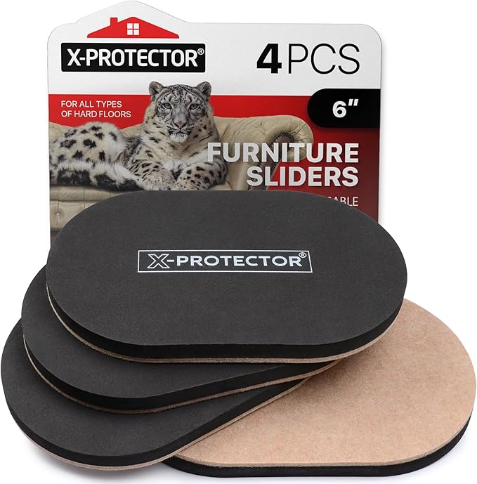 X-Protector Felt Furniture Sliders Hardwood Floors by X-Protector