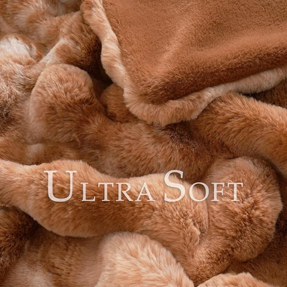 BENVWE Faux Fur Throw Blanket for Couch - Image 3